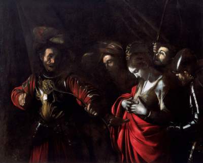 Visit Saint Ursula martir by Caravaggio | Naples Zevallos Palace